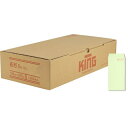 ★10%OFFクーポン 〜25日23:59迄★【ケース販売】長3封筒 ウグイス 70g/m2 スミ貼 80121 KING