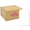 ★10%OFFクーポン 〜25日23:59迄★【ケース販売】角7封筒 白特A 80g/m2 センター貼 10807 KING