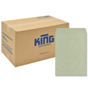 ★10%OFFクーポン 〜25日23:59迄★【ケース販売】角A4封筒 85g/m2 スミ貼 11022 グレー KING