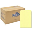 ★10%OFFクーポン 〜25日23:59迄★【ケース販売】角A4封筒 85g/m2 スミ貼 11025 クリーム KING