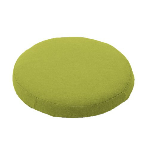 日本製 低反発 チェアパッド A1063a-643GRN ダリアングリーン 丸型 セルタン