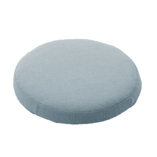 日本製 低反発 チェアパッド A1063a-605LBL ライトブルー 丸型 セルタン