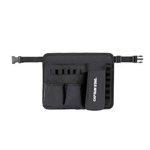 背付ベンチ用 マルチサイドポケット (ブラック) UC-1825 CAPTAIN STAG