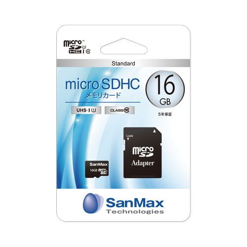 microSDカード SMS16U 16GB サンマックステクノロジーズ