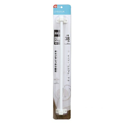 タオル掛け B00048 木ネジタイプ 全長38cm LEC