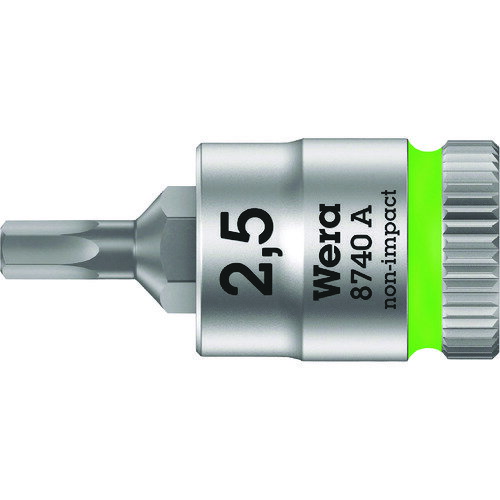 ヘキサゴンビットソケット SW2.5x28mm 3331 対辺寸法:2.5mm Wera