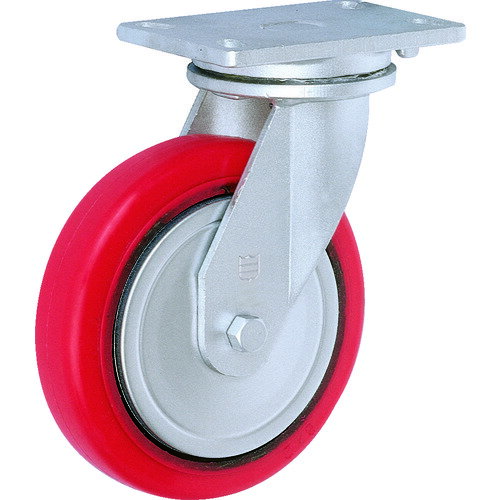 重量キャスター 自在 150MM 耐湿ウレタン車輪360KGF HR/HM150360PCI-TG TRUSCO
