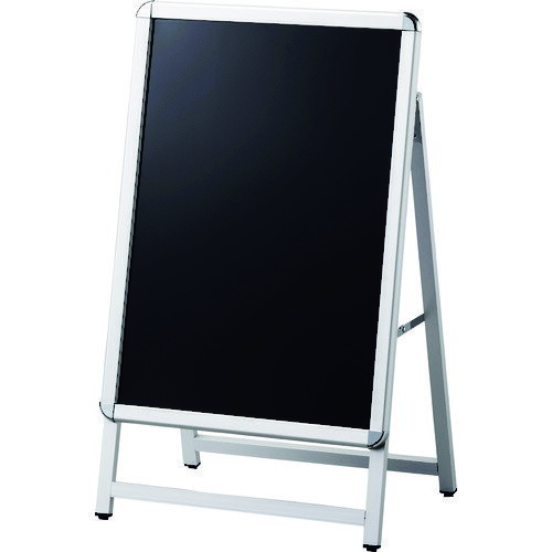 ポスターパネルスタンドB2用片面シルバー PSTK201 シルバー 光