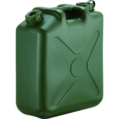 両口扁平缶 ノズル無し 20L OD色 T0207OD 本体 TRUSCO