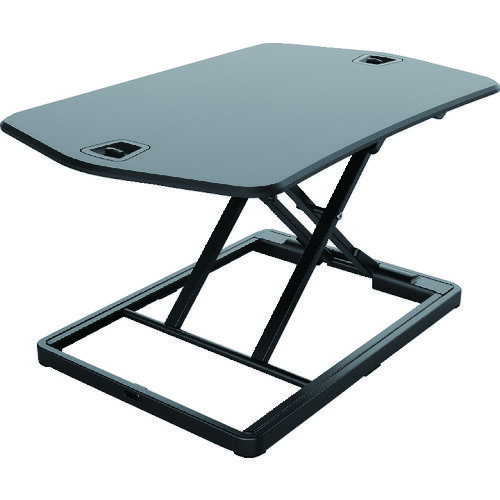 ガス圧式卓上PCデスク ウルトラスリム 黒 770X490 TMT108BK TRUSCO