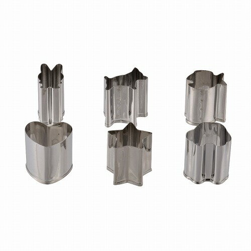 野菜抜き型【小】6P C-9535 パール金属