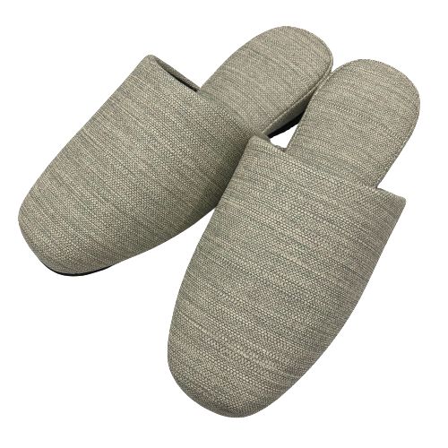 お手入れ簡単スリッパ ミックス M ベージュ 約23〜25cm ユニベール