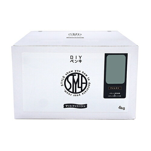 楽天DCMオンラインSTYLE 屋内外兼用 水性ペンキ フォレスト フォレスト 4kg ニッペ