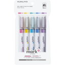 2トーンカラーマーカー マークタス PM-MT100-5S 5本セット マークタス