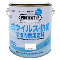 ニッペ PROTECTONインテリアウォールVK-200DIY用 マシュマロ　1.6L マシュマロ 1.6L|塗料・補修用品 塗料・ペンキ 壁紙用