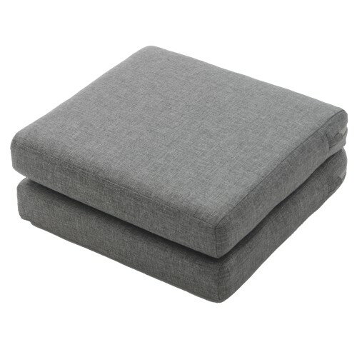 日本製 3WAYフロアクッション クッション 折り畳み 座布団 長座布団 A1110a-606GRY アッシュグレー 3WAY セルタン