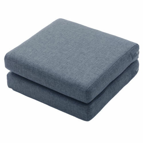 日本製 3WAYフロアクッション クッション 折り畳み 座布団 長座布団 A1110a-612DBL インディゴブルー 3WAY セルタン