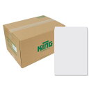 ★10%OFFクーポン 〜25日23:59迄★【ケース販売】角0封筒 白特A 100g/m2 センター貼 10104 KING