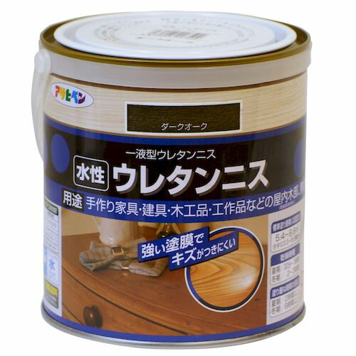 水性ウレタンニス 0.7L ダークオーク 0.7L アサヒペン