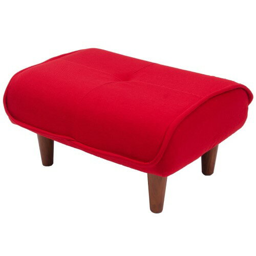 日本製 ポケットコイルオットマン A281p-563RED ダリアンレッド 一人掛け セルタン