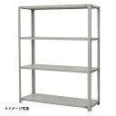 【法人限定】軽量スチールラックATK型120kgタイプ ATK76304 天地4段 (約)高さ2100X巾1800X奥行300mm 浅香工業
