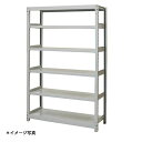 【法人限定】(単体)軽中量スチールラックATS型200kgボルトレス ATS54606S 6段単体 (約)高さ1500X巾1200奥行600mm 浅香工業(3)