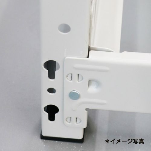 【法人限定】(単体)軽中量スチールラックATS型200kgボルトレス ATS65453S 3段単体 (約)高さ1800X巾1500奥行450mm 浅香工業