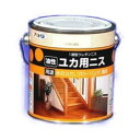 木工用着色ニス 0.7L 半ツヤ透明 アサヒペン