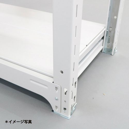 【法人限定】(単体)中量スチールラックAMBL型300kgボルトレス AMBL44K5S 5段単体 高さ(約)1200X巾1200X奥行700m 浅香工業