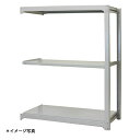 【法人限定】(増連)中量スチールラックAMBL型300kgボルトレス AMBL55K3C 3段増連 高さ(約)1500X巾1500X奥行700m 浅香工業(3)