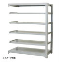 【法人限定】(増連)中量スチールラックAMBL型300kgボルトレス AMBL66K6C 6段増連 高さ(約)1800X巾1800X奥行700m 浅香工業(3)