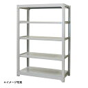 【法人限定】(単体)中量スチールラックAMBL型300kgボルトレス AMBL73M5S 5段単体 高さ(約)2100X巾900X奥行620mm 浅香工業(3)