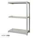 【法人限定】(増連)中量スチールラックAMBH型500kgボルトレス AMBH43L3C 3段増連 ●(約)高さ1200X巾900X奥行910mm 浅香工業(3)