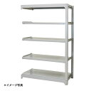 【法人限定】(増連)中量スチールラックAMBH型500kgボルトレス AMBH63K5C 5段増連 ●(約)高さ1800X巾900X奥行700mm 浅香工業