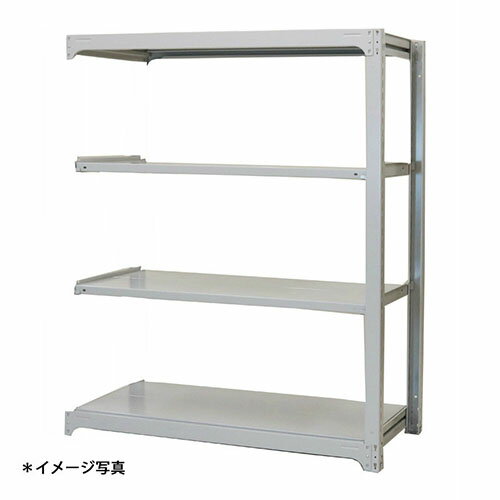 【法人限定】(増連)中量スチールラックAMBH型500kgボルトレス AMBH66S4C 4段増連 ●(約)高さ1800X巾1800X奥行480mm 浅香工業