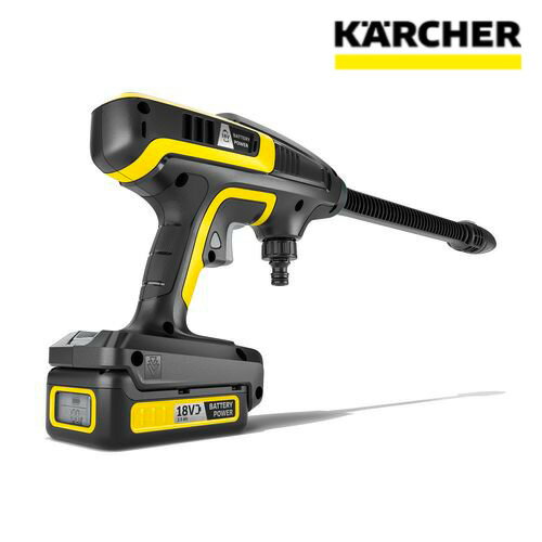 モバイル高圧洗浄機 KHB 6 バッテリーセット 1.328-113.0 最大許容圧力:2.4MPa KARCHER ケルヒャー 洗浄機 軽量 コンパクト 持ち運び 充電式 コードレス 自転車 車 網戸 窓 玄関 外壁 壁