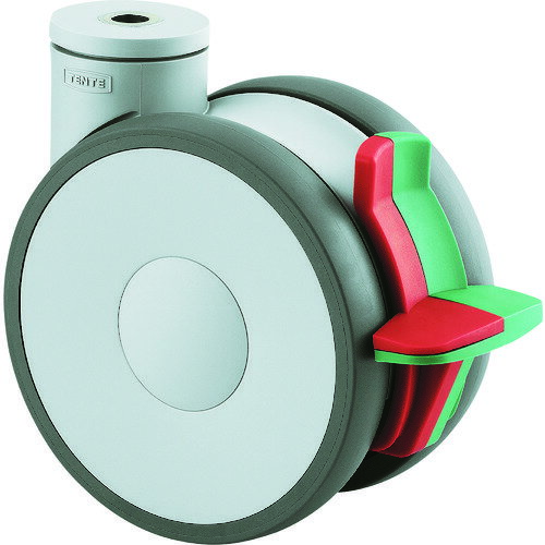 高性能旋回双輪キャスターLINEA ウレタン自在方向ロック・トータルロック付 594CUAP150P3013 テンテキャスター