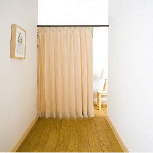 突っ張りカーテンレール フィットワン ブラウン 0.7m用 ブラウン 0.7m用 フルネス