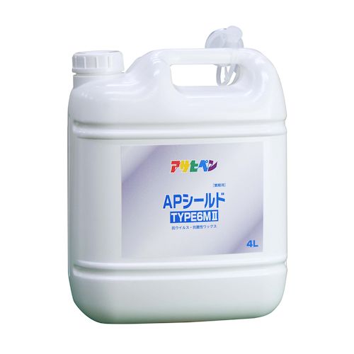 【法人限定】APシールド TYPR6MII 業務用 透明 4L 透明 4L アサヒペン