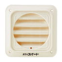 ガラリ スイート100アミ付 クリーンアイボリー 140×140×45mm 清水