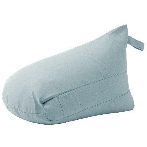 三角ビーズクッション L A1035a-605LBL ライトブルー 一人掛け セルタン