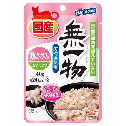 無一物パウチ 鶏ささみ&なんこつ 鶏ささみ&なんこつ 40g はごろもフーズ(株)