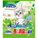 デオサンド 香りで消臭する紙砂 ナチュラルグリーンの香り 5L デオサンド