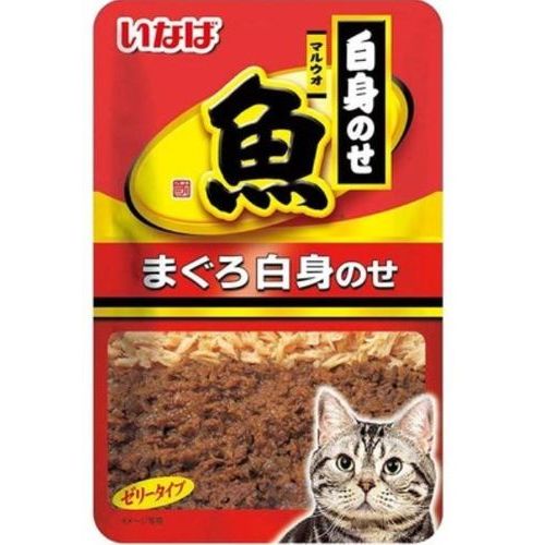 いなばペットフード(株) マルウオ白身のせパウチまぐろ白身のせ 40g ペット用品・フード 魚・水生動物..