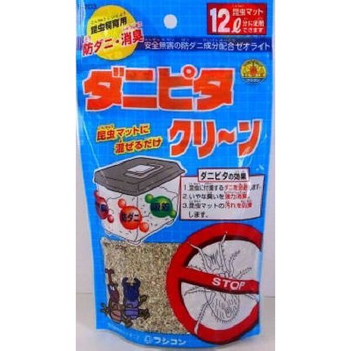 昆虫マットに混ぜるだけ。 ●昆虫マットにまぜるだけで、昆虫に付着するダニを忌避し、いやな臭いを強力消臭。 ●マットの汚れも吸着します。 ●昆虫マット約12L分に使用できます。 ●商品サイズ:幅115×奥行60×高さ210mm。 ●容量:120g。 ●本商品は昆虫用品です。 ●パッケージ・内容等予告なく変更する場合がございます。予めご了承ください。