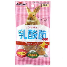 ウサギの乳酸菌おやつ フルーツスナック 50g ドギーマンハヤシ(株)