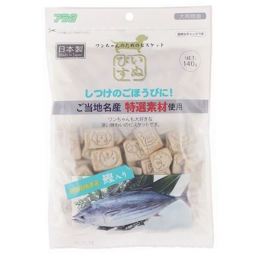 ケーキ（ペット用） (株)アラタ いぬびす 焼津産かつお入り 140g ペット用品・フード 犬用品・グッズ 犬用おやつ・お菓子 犬用ビスケット・クッキー・ケーキ