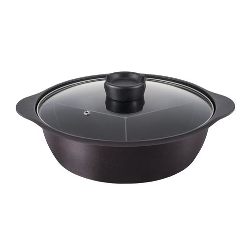 �ӥ��ȥ����ɥ��������륿 ��������ɥ����� IH������ ���饹���� ND-8400 �֥�å� 26cm������ �٥��ȥ�