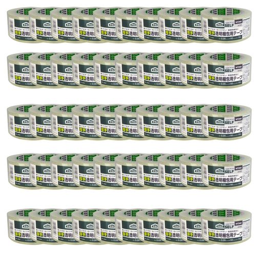 PK3900厚手透明梱包テープ 50巻入 幅50mmx長さ50m ニトムズ