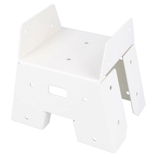 ★10%OFFクーポン 〜16日01:59迄★ソーホースブラケット 2個セット ID-019 白 大里